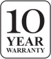 10 Year Warranty